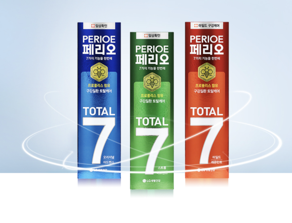 Image of LG Perioe Korean toothpaste